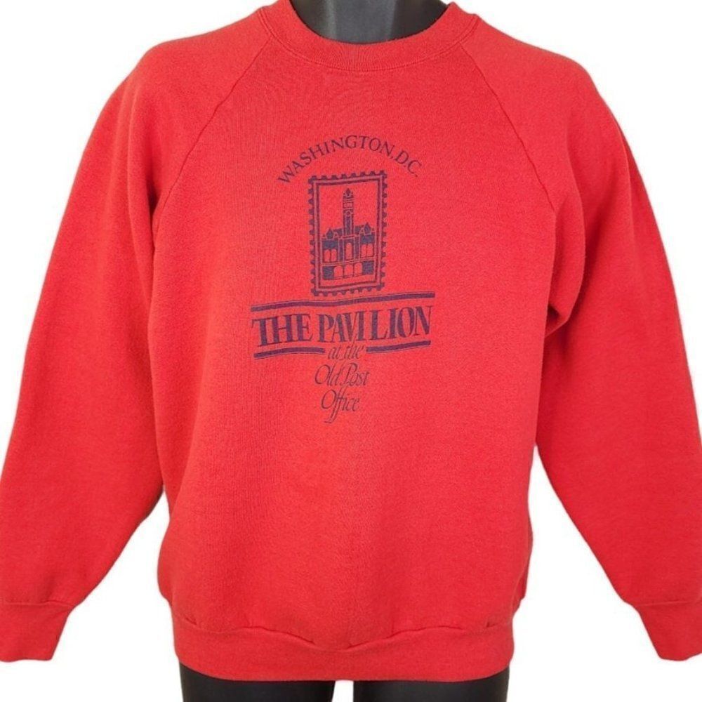 Washington DC Sweatshirt Vintage 90s Pavilion At The Old Post Office Made In USA